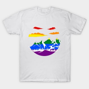 LGBTQ+ Mountain Range T-Shirt